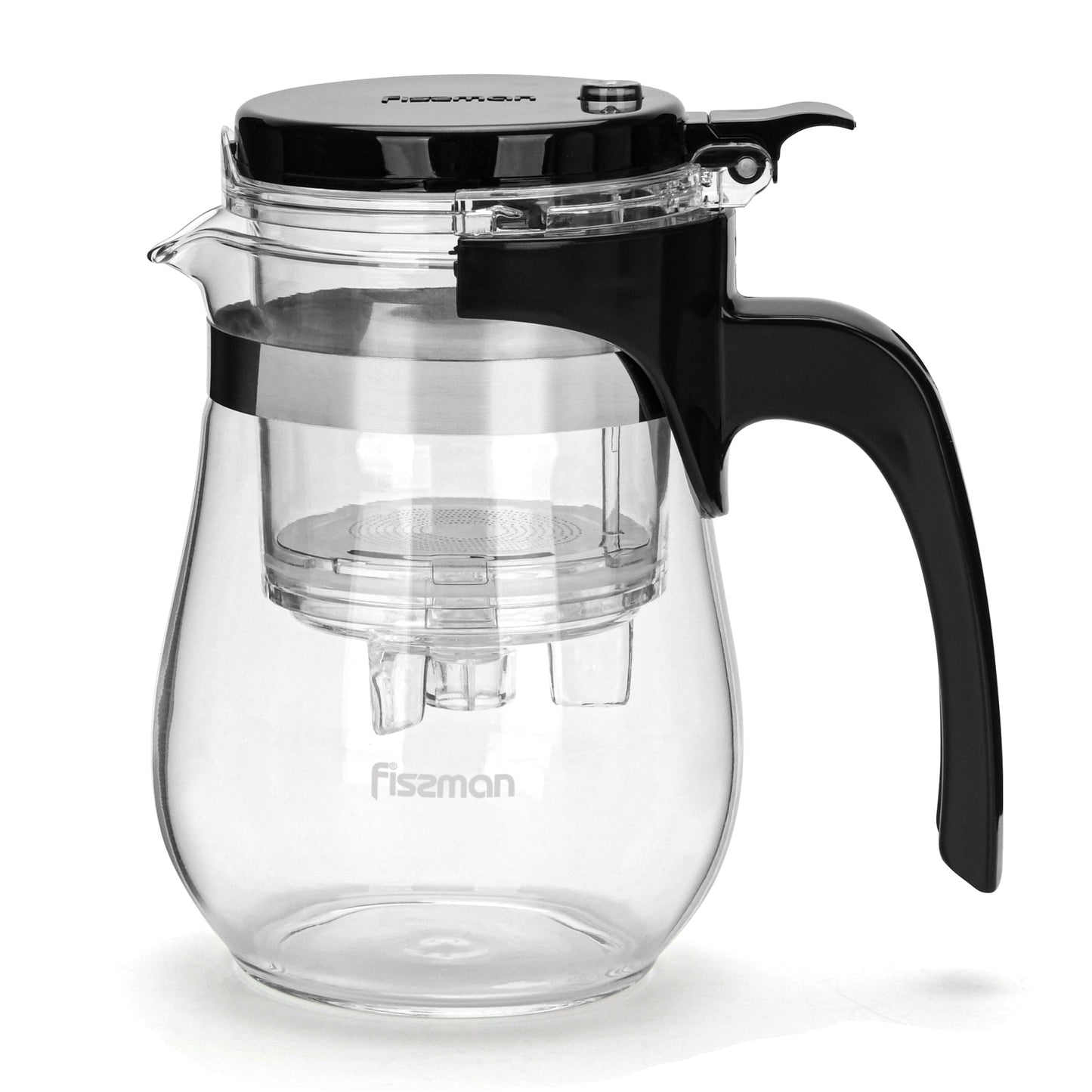 Tetera De Vidrio Con Infusor Gunfu 550 ml Fissman3#Sin color