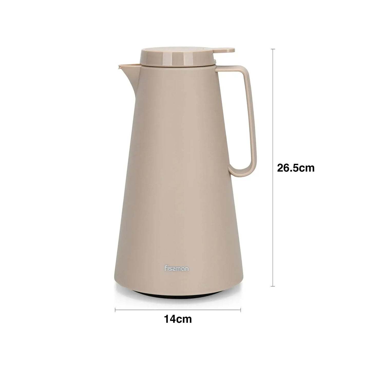 Thermo Jarra 1000 ml Crema/Arena con revestimiento de vidrio 4#undefined