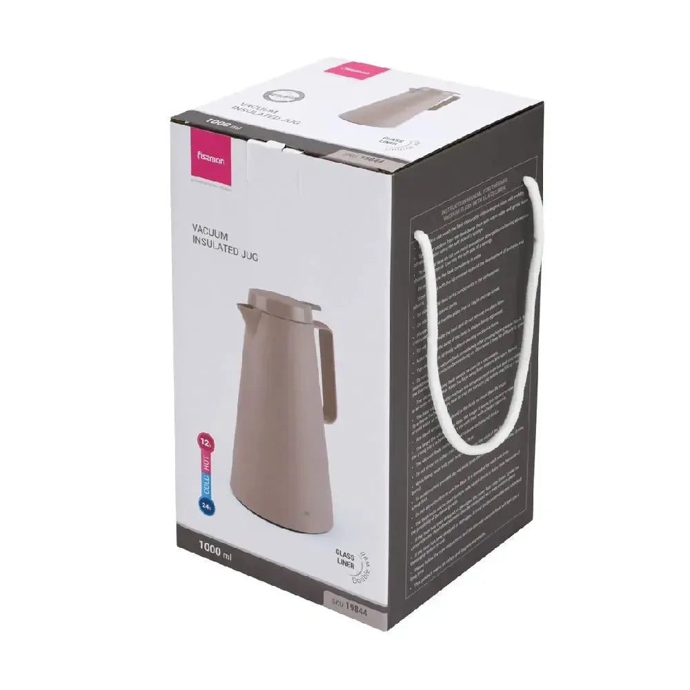 Thermo Jarra 1000 ml Crema/Arena con revestimiento de vidrio 7#undefined