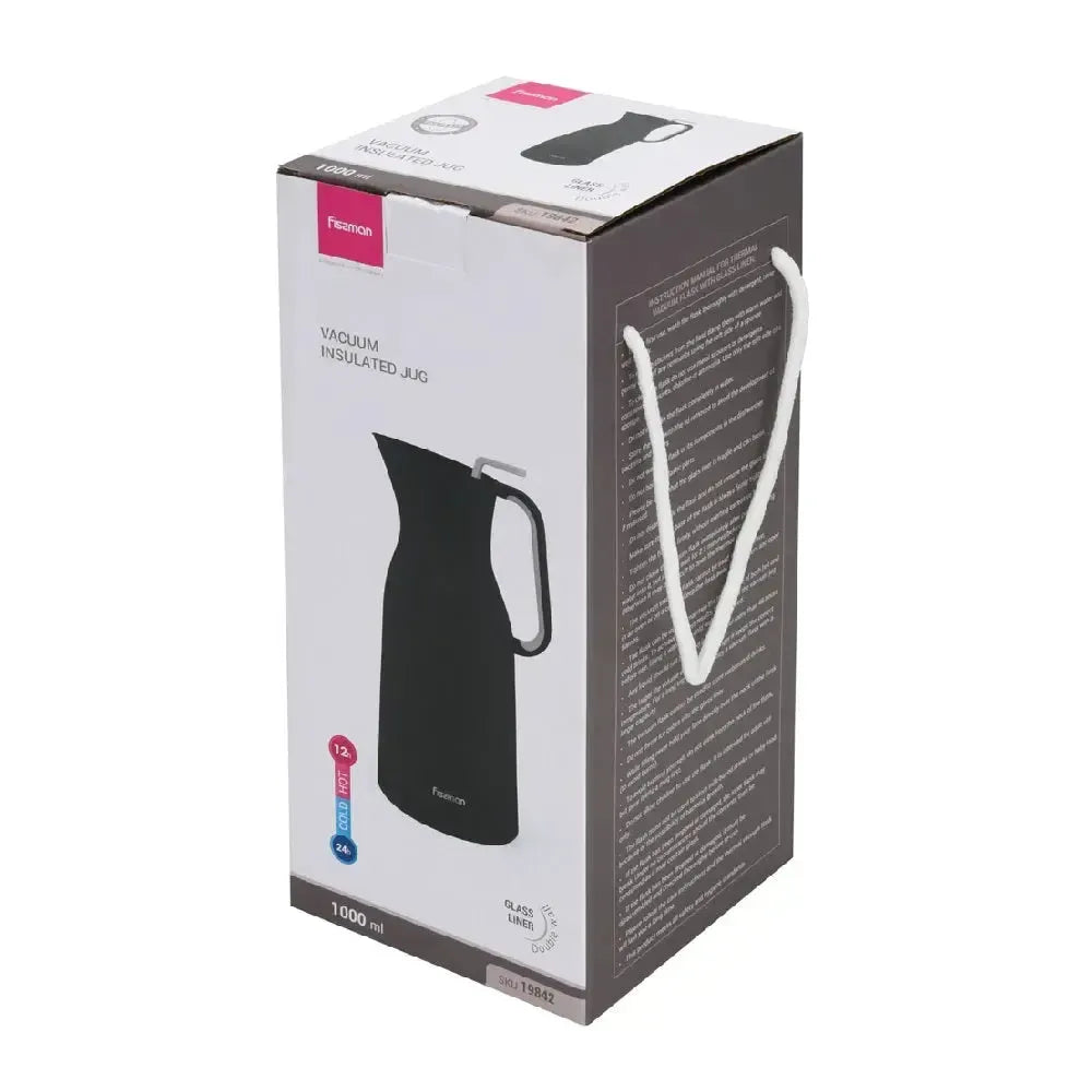Thermo Jarra 1000 ml Negro con revestimiento de vidrio 7#undefined