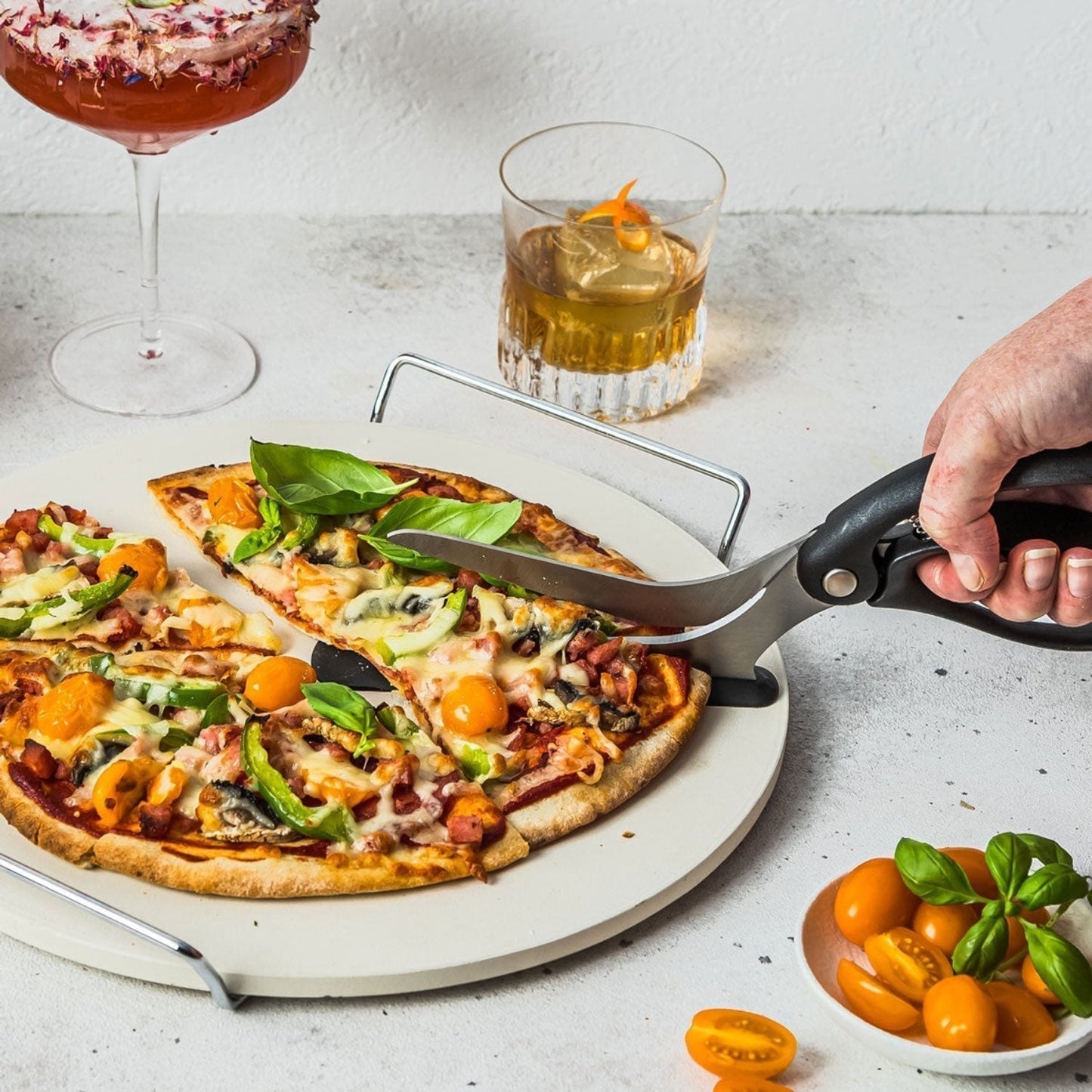 Tijera Para Cortar Pizza Scizza Dreamfarm1#Negro