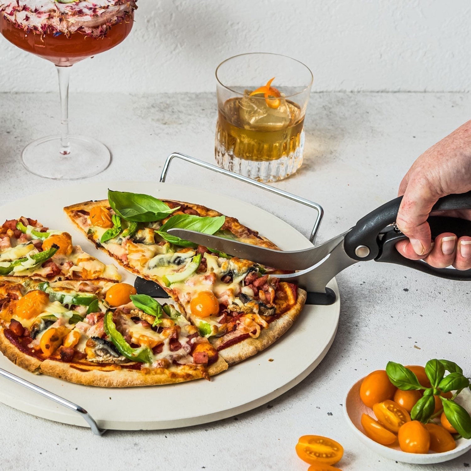 Tijera Para Cortar Pizza Scizza Dreamfarm1#Negro