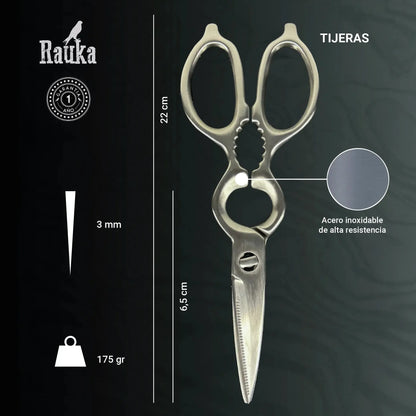 Tijeras Profesionales de Cocina 20cm-Cuchillos