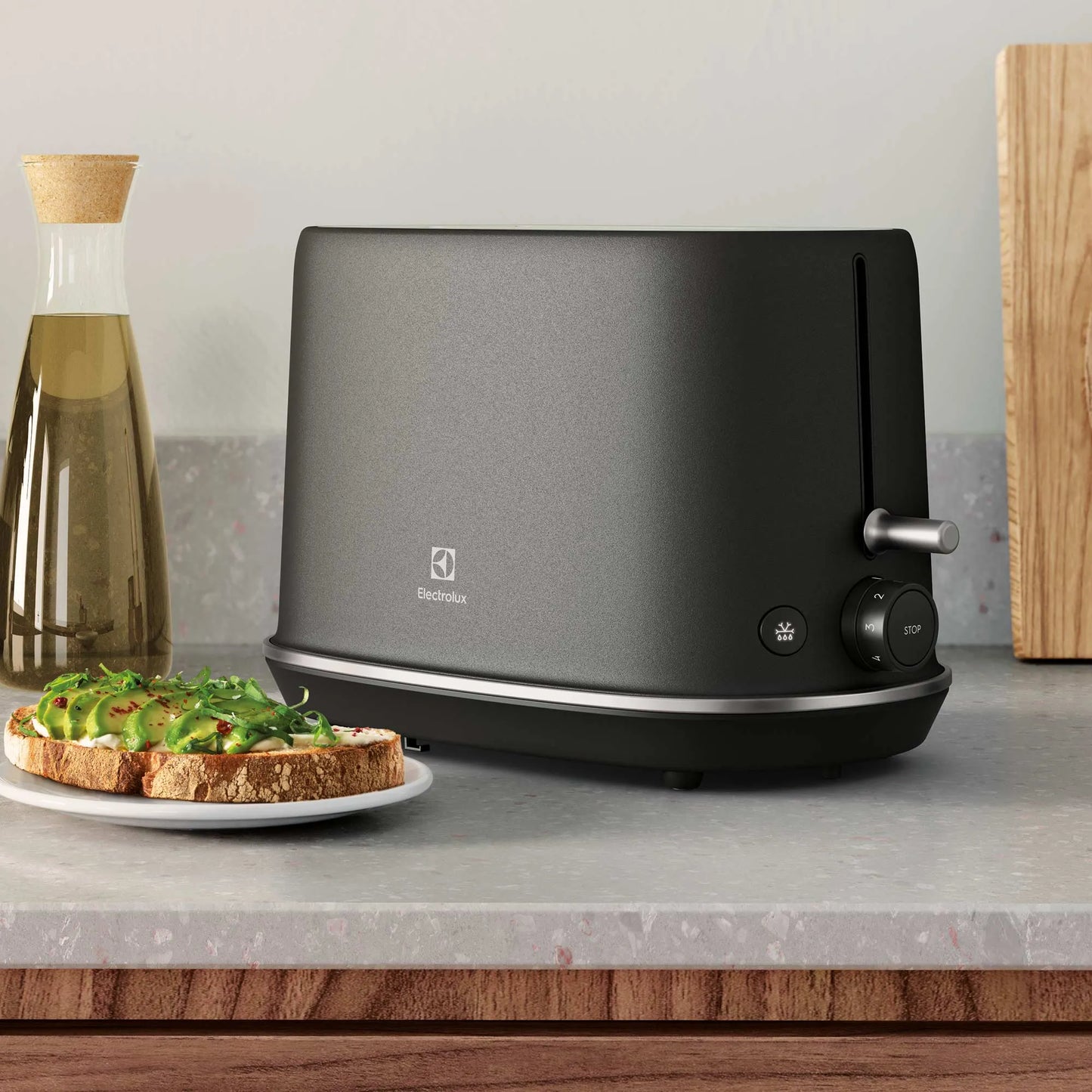 Tostador 2 Rebanadas 7 Niveles de Tostado TOP70 Acero Inoxidable Electrolux-Tostadores
