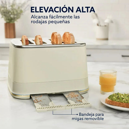Tostador de Pan Premium 4 Rebanadas TSSTMNOM4S-052 Oster-Tostadores