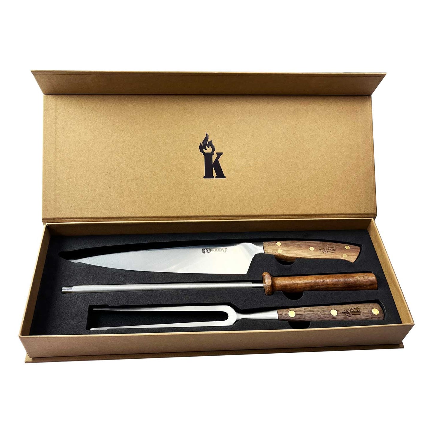 Trilogía Cuchillo Catemu + Pincho Pro + Astil Edición Limitada Kangkawe2#Sin color