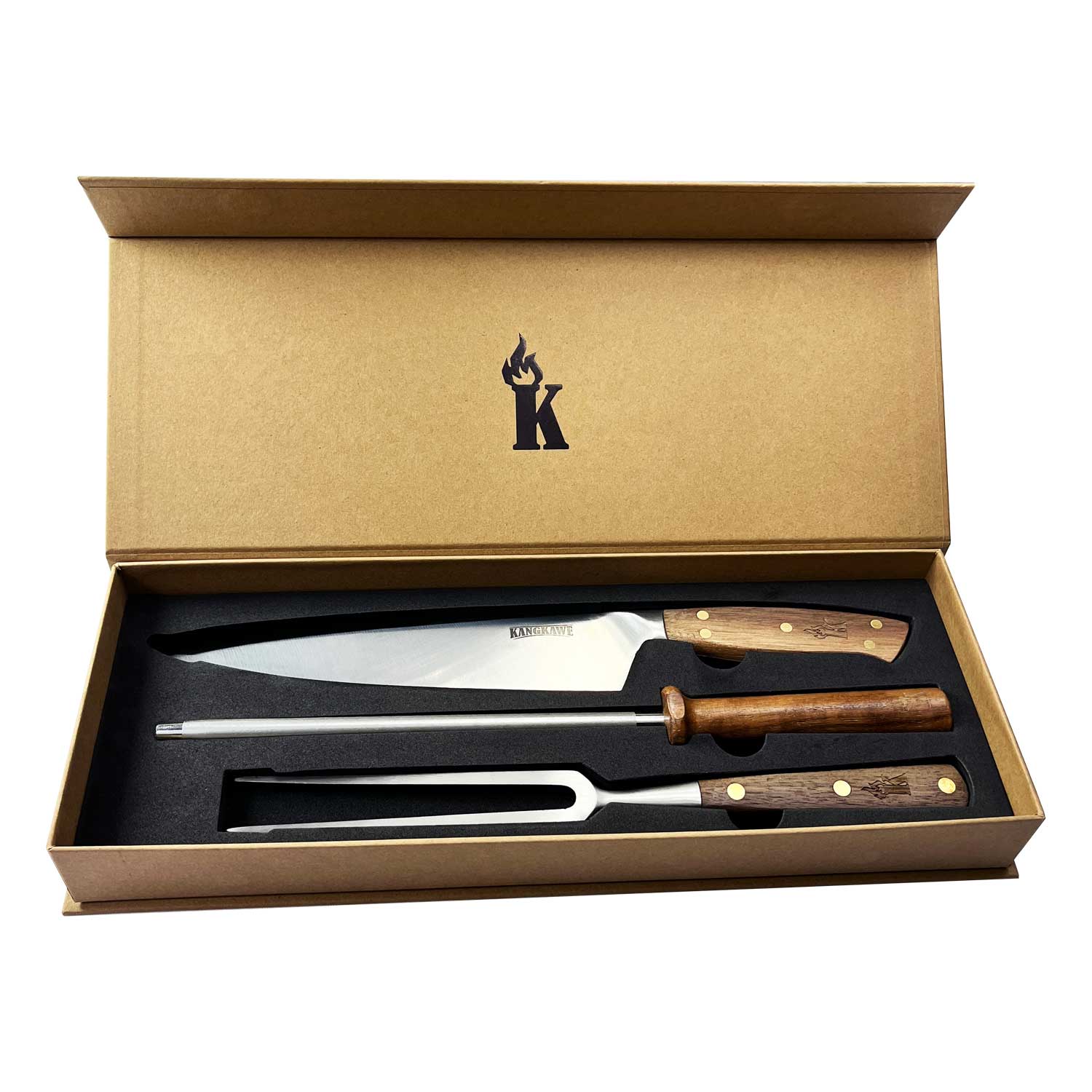 Trilogía Cuchillo Catemu + Pincho Pro + Astil Edición Limitada Kangkawe2#Sin color