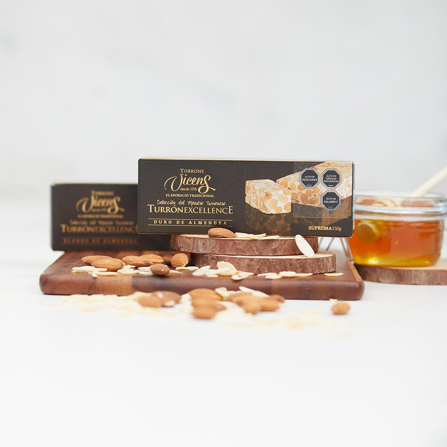 Turrón duro de Almendras Excellence Vicens 150g