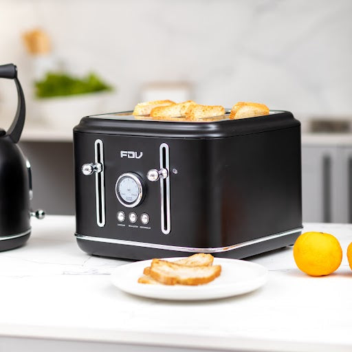 Tostador 4 Rebanadas Iconic Black FDV-Kitchen Center