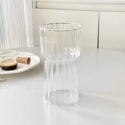 Vaso Estriado Alto 590ml Santú Home & Deco3#Blanco