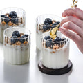 Set 4 Vasos Vidrio de Vertical Chic 180ml Santú Home & Deco1#Blanco