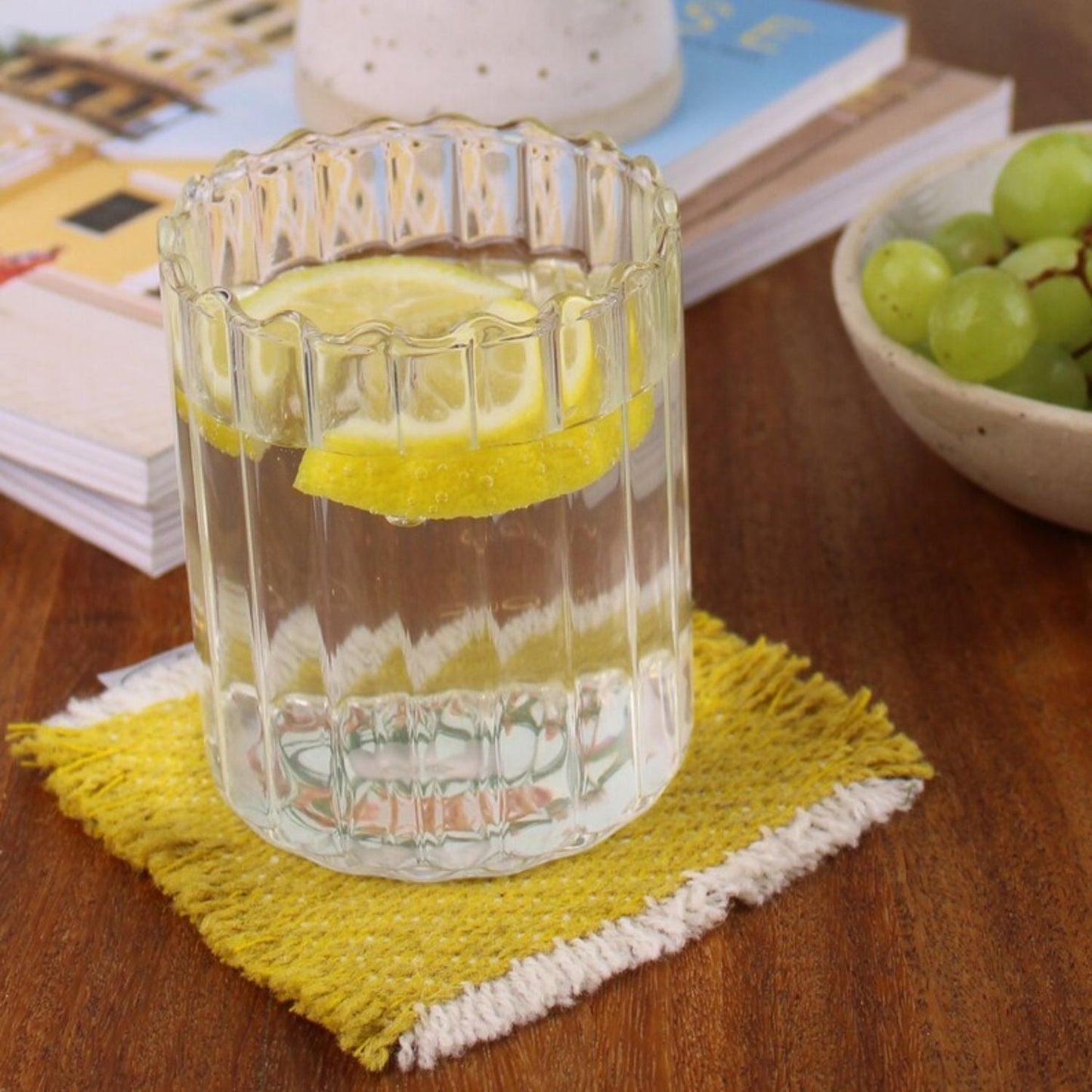 Set 4 Vasos Vidrio de Vertical Chic 350ml Santú Home & Deco3#Sin color
