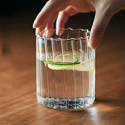 Set 4 Vasos Vidrio de Vertical Chic 350ml Santú Home & Deco6#Sin color