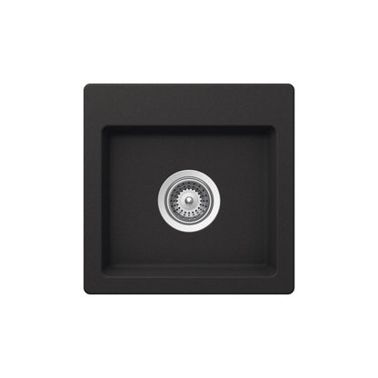 Lavaplatos Bajo/Sobre Cubierta Cuarzo Virtus N 100 XS Schock1#Negro