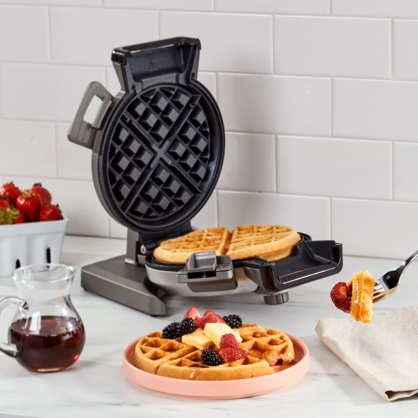 Wafflera Vertical Cuisinart®2#Plata