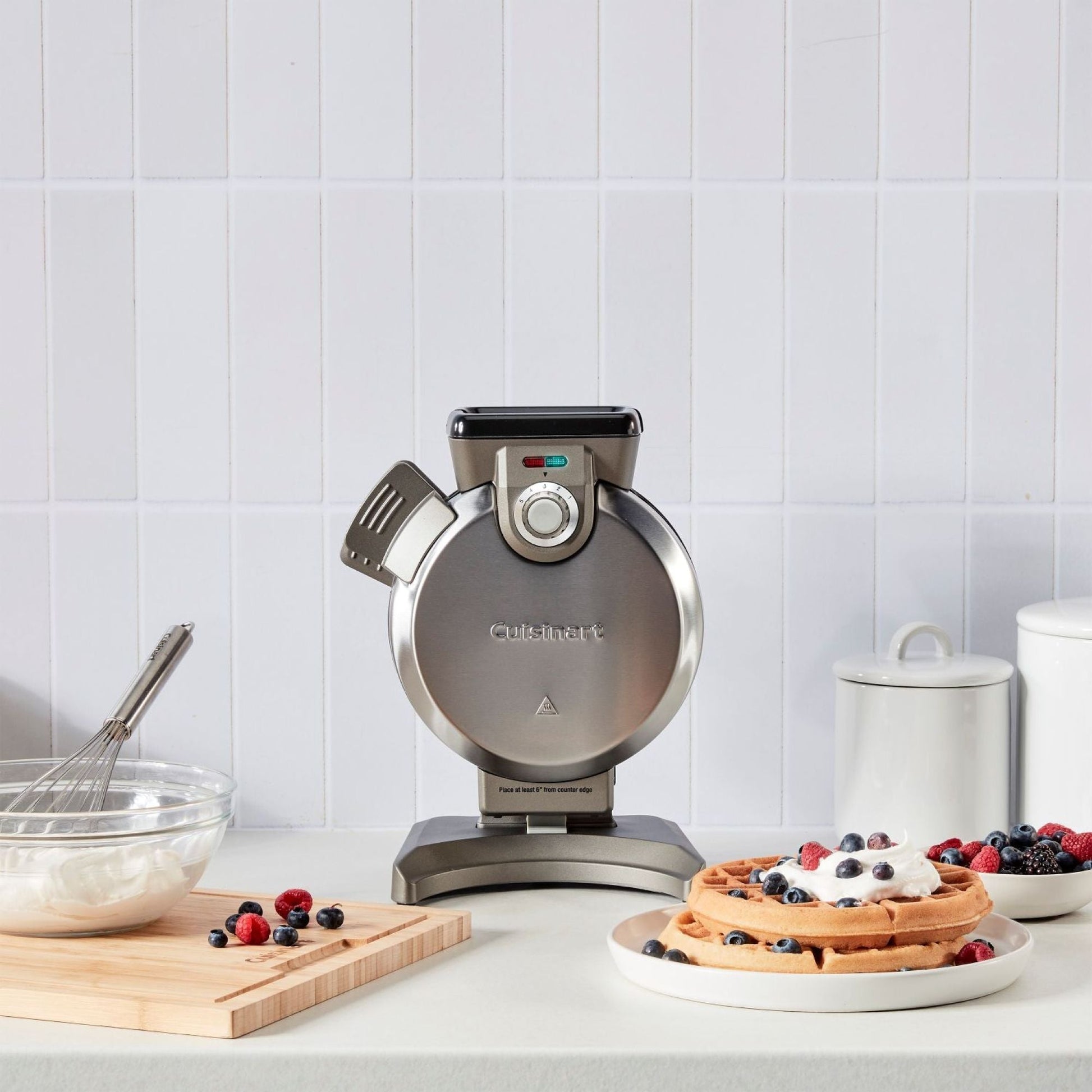 Wafflera Vertical Cuisinart®3#Plata