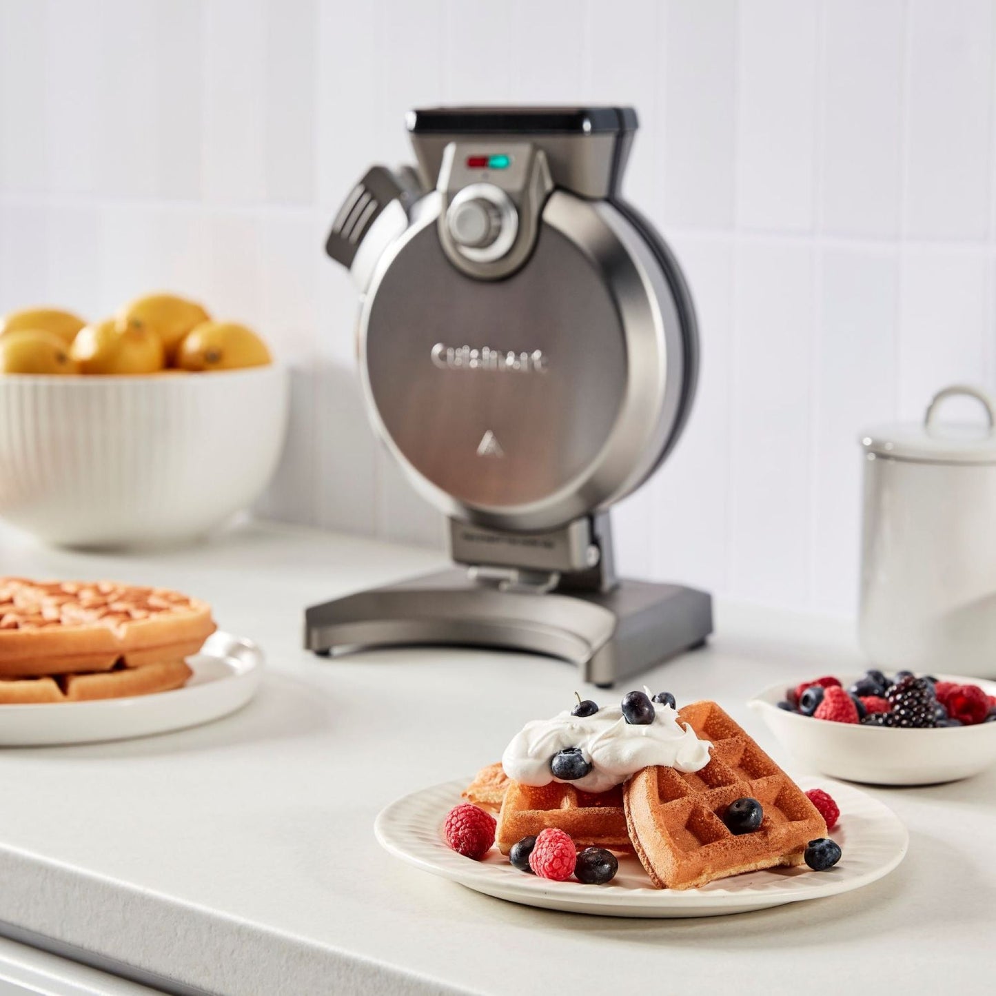 Wafflera Vertical Cuisinart®4#Plata