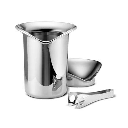 Hielera con pinzas WINE & BAR Georg Jensen2#Plata