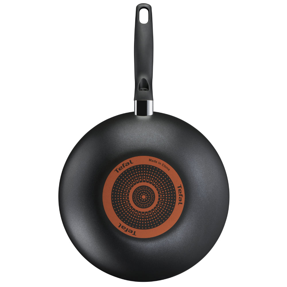 Wok 28 Cm + Tapa Super Cook Tefal4#Negro