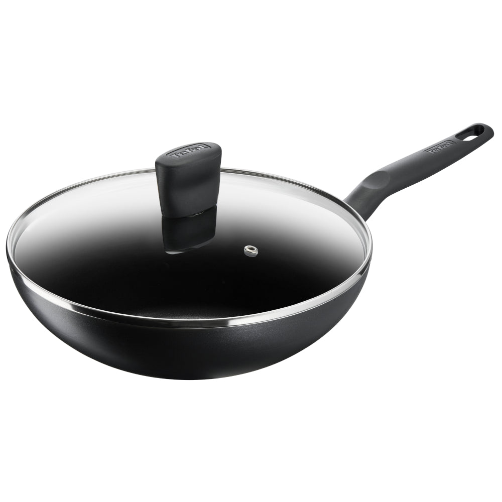 Wok 28 Cm + Tapa Super Cook Tefal2#Negro