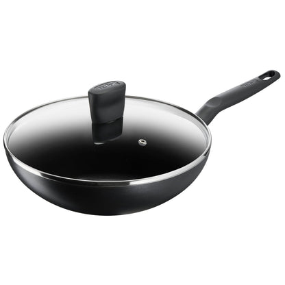 Wok 28 Cm + Tapa Super Cook Tefal2#Negro