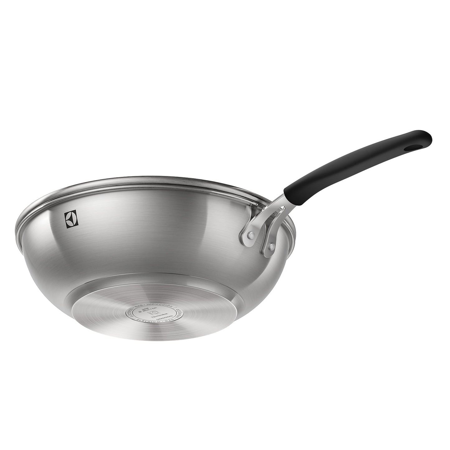Wok Antiadherente con Tapa 28 cm Electrolux7#Gris