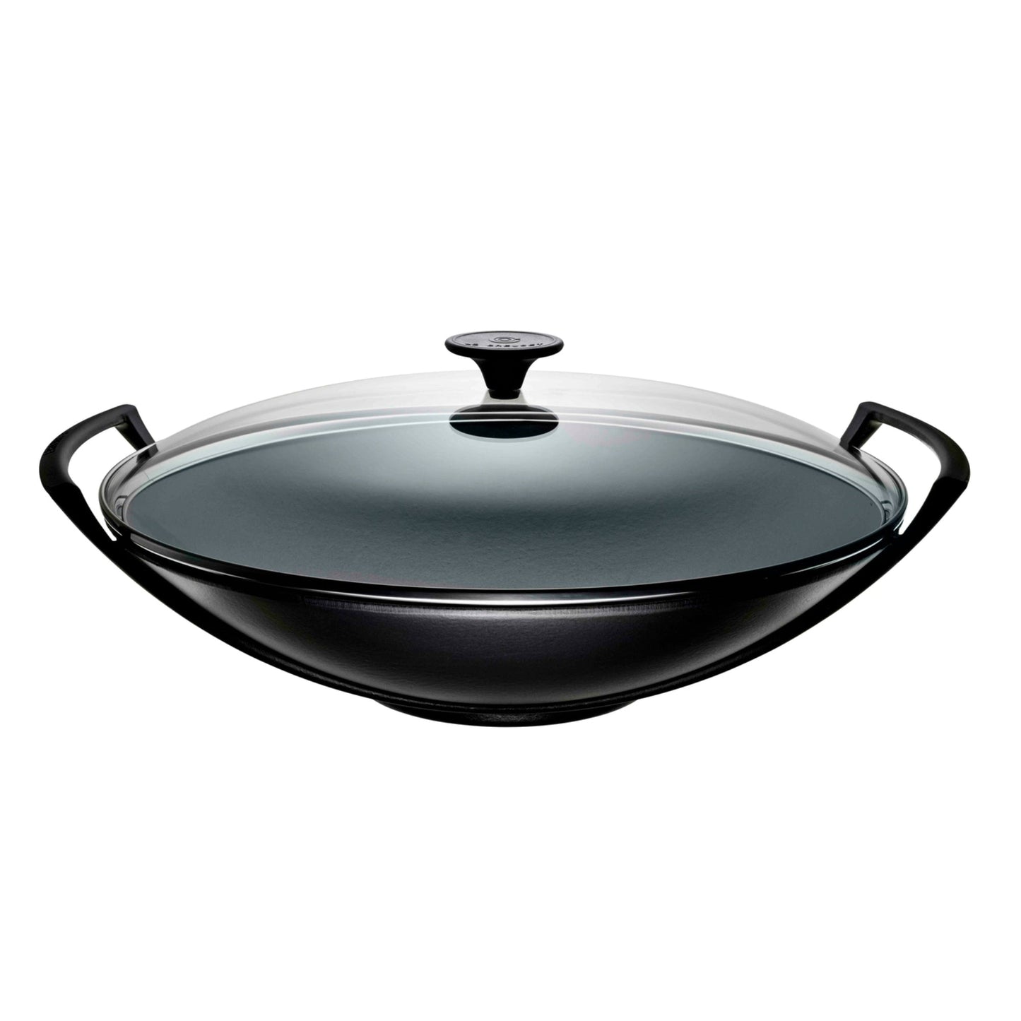 Wok Con Tapa De Vidrio 36cm  Mate Le Creuset2#Negro