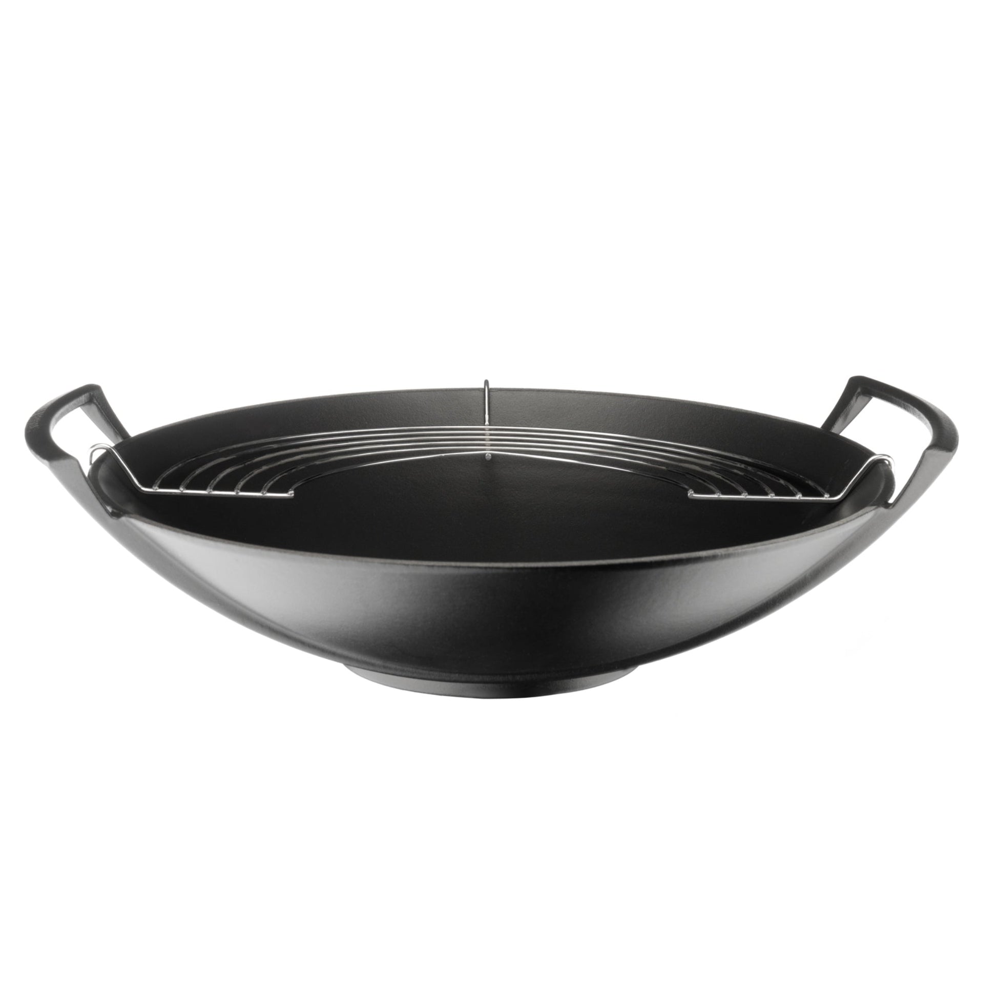 Wok Con Tapa De Vidrio 36cm  Mate Le Creuset3#Negro