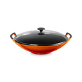 Wok Tapa Vidrio Traditional 36 cm Volcánico Le Creuset-Ollas
