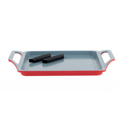Set Protector Mesa + Bandeja Asadora3#Rojo