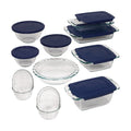 Set de 7 Contenedores de Vidrio + 5 Moldes de Vidrio Easy Grab Pyrex1#Sin color