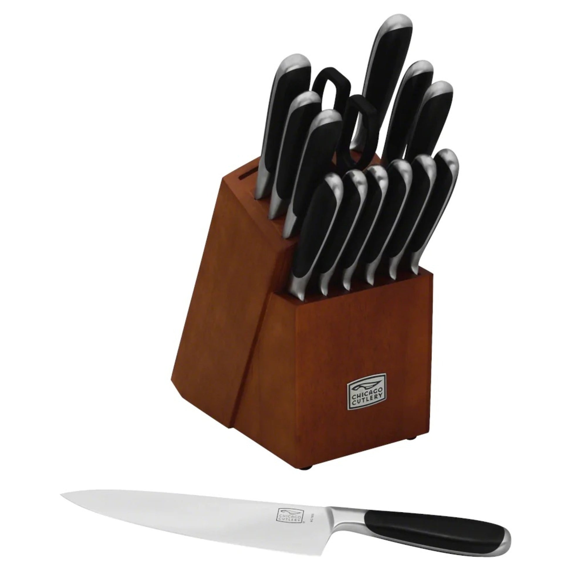 Box Set Cuchillos Belden 15 Pzs Chicago Cutlery1#Negro