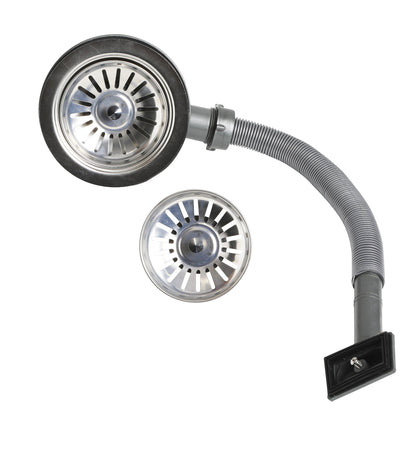 Repuesto Lavaplatos Válvula Grande Con Rebalse-Kitchen Center