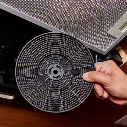 Filtro Carbón Campana FDV Twin 2.0/ Twin Black/ Easy Flow/ Class 60 y 90 Ø 18cm-Kitchen Center