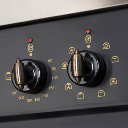 Cocina a Gas Deluxe Vintage 90 5 Quemadores FDV-Kitchen Center