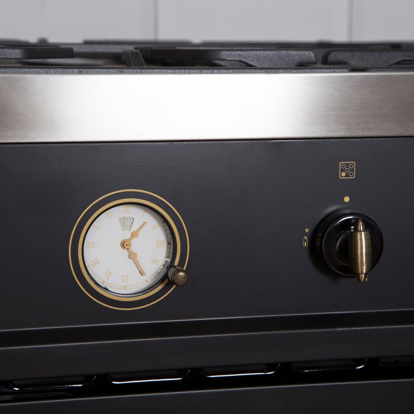 Cocina a Gas Deluxe Vintage 90 5 Quemadores FDV-Kitchen Center