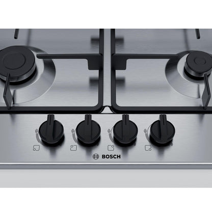 Encimera a Gas 4 Quemadores PGH6B5B60V Bosch3#Acero