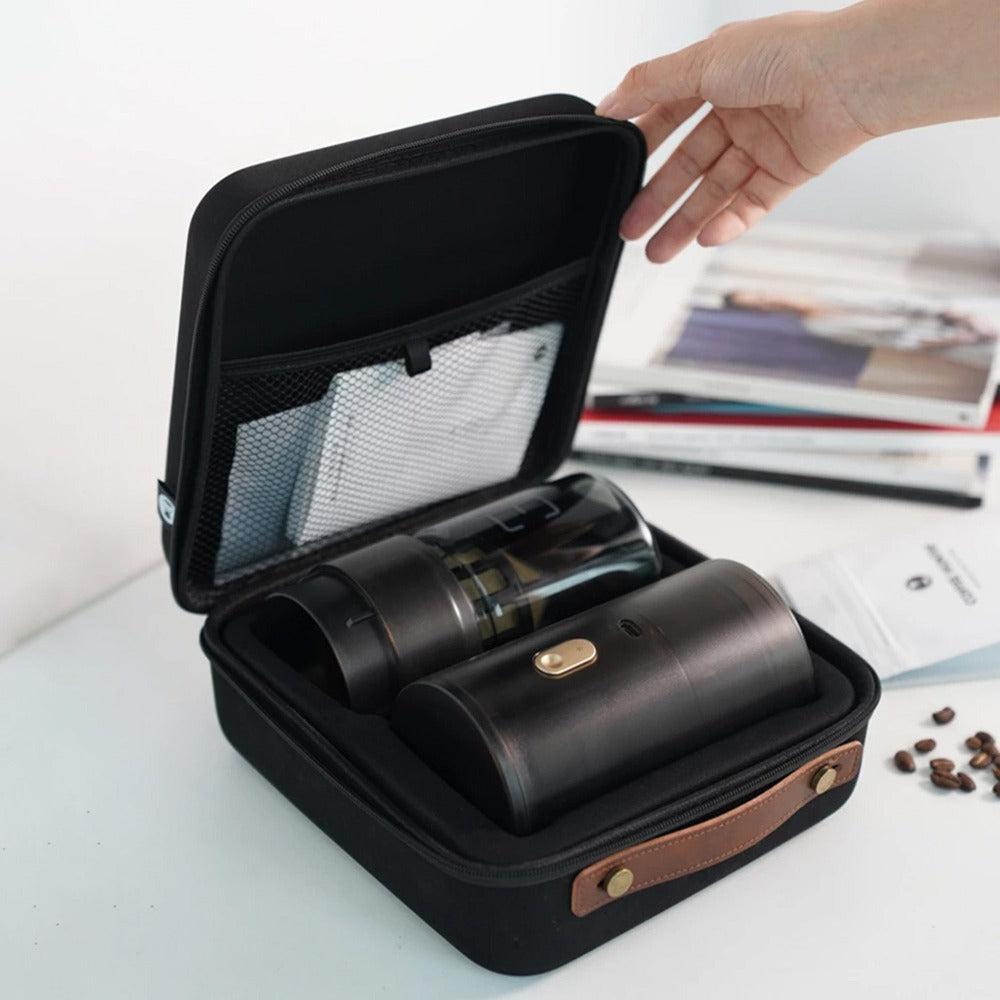 Molino Eléctrico Advanced 123 GO Grinder Timemore4#Negro