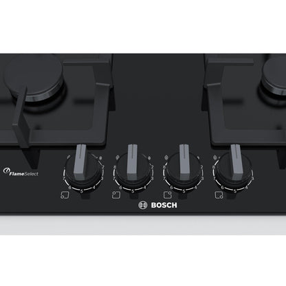 Encimera Gas 4 Quemadores PPH6A6B20V Bosch5#Negro
