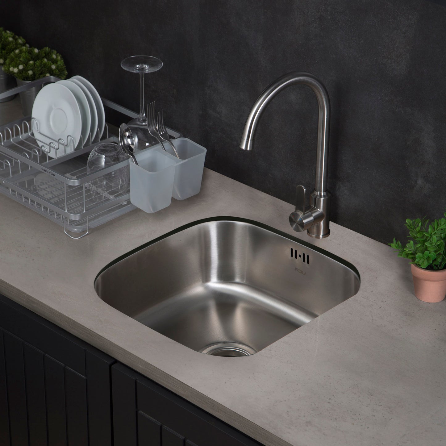 Lavaplatos Bajo Cubierta Acero Inox City Square FDV-Kitchen Center