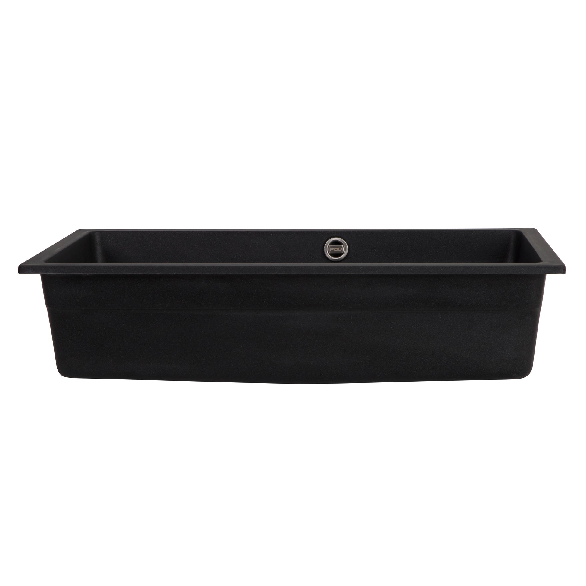 Lavaplatos Sobre Cubierta Deluxe Granito Negro FDV-Kitchen Center