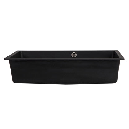 Lavaplatos Sobre Cubierta Deluxe Granito Negro FDV-Kitchen Center