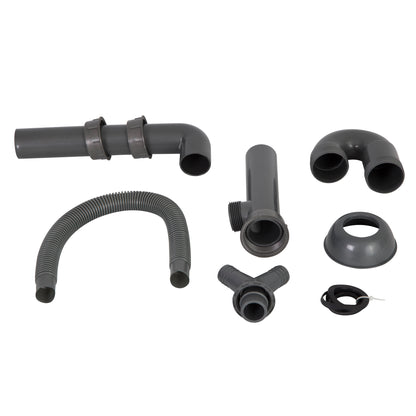 Lavaplatos Sobre Cubierta Deluxe Granito Negro FDV-Kitchen Center