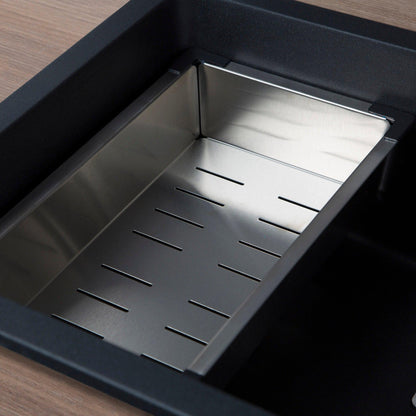 Lavaplatos Sobre Cubierta Deluxe Granito Negro FDV-Kitchen Center