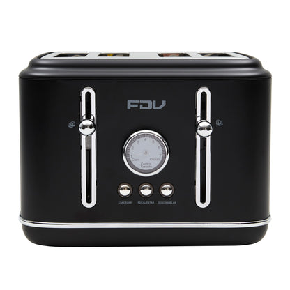 Tostador 4 Rebanadas Iconic Black FDV-Kitchen Center