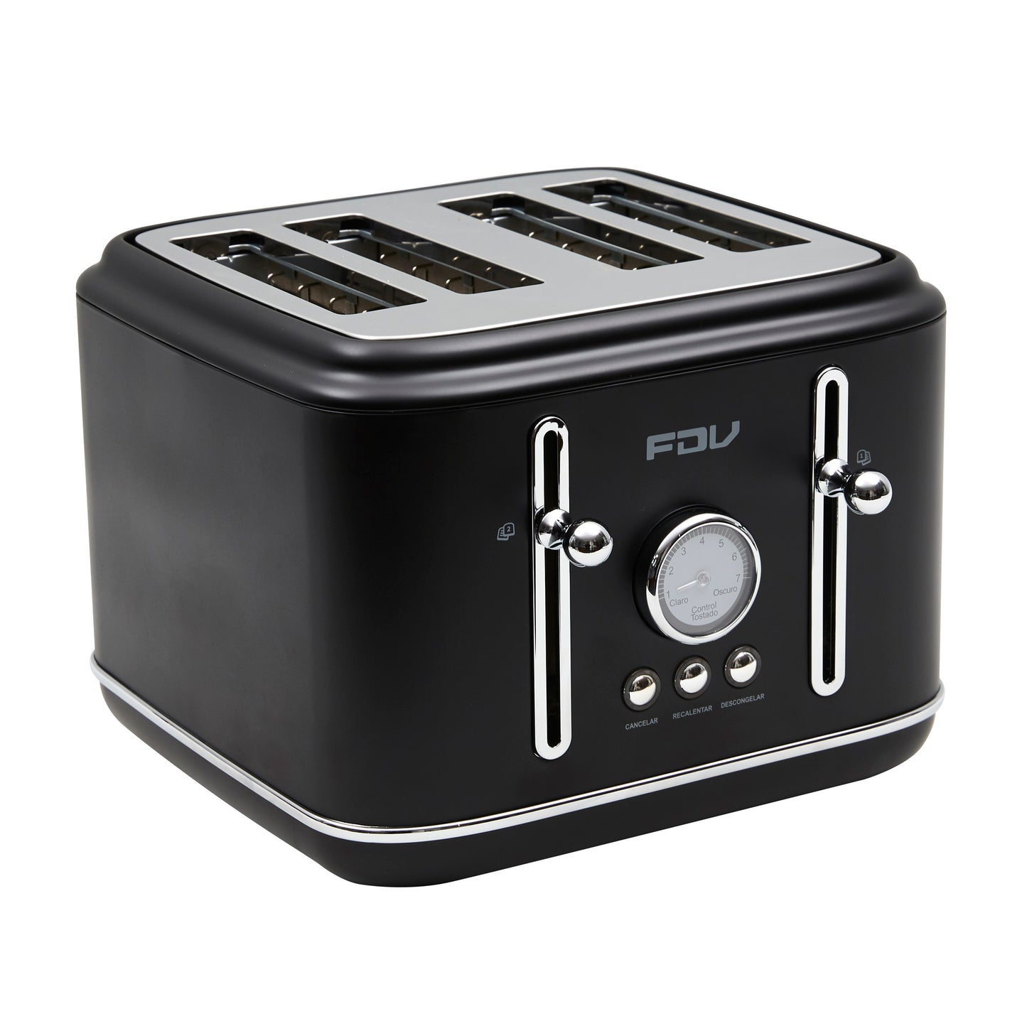 Tostador 4 Rebanadas Iconic Black FDV-Kitchen Center