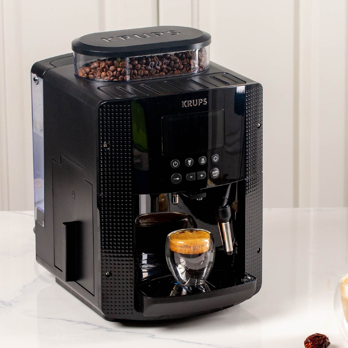 Cafetera Espresso Full Auto Display Krups3#Negro