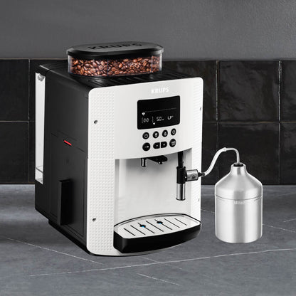 Cafetera Espresso Full Auto Display Blanca + Lechero Krups3#Blanco