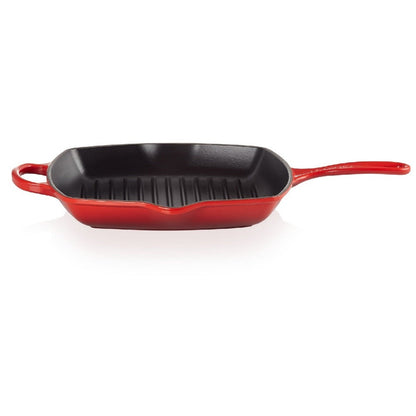 Sartén Grill Cuadrada 26cm Hierro Fundido Le Creuset3#Rojo