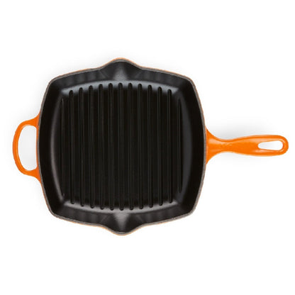 Sartén Grill Cuadrada 26cm Hierro Fundido Le Creuset11#Naranjo